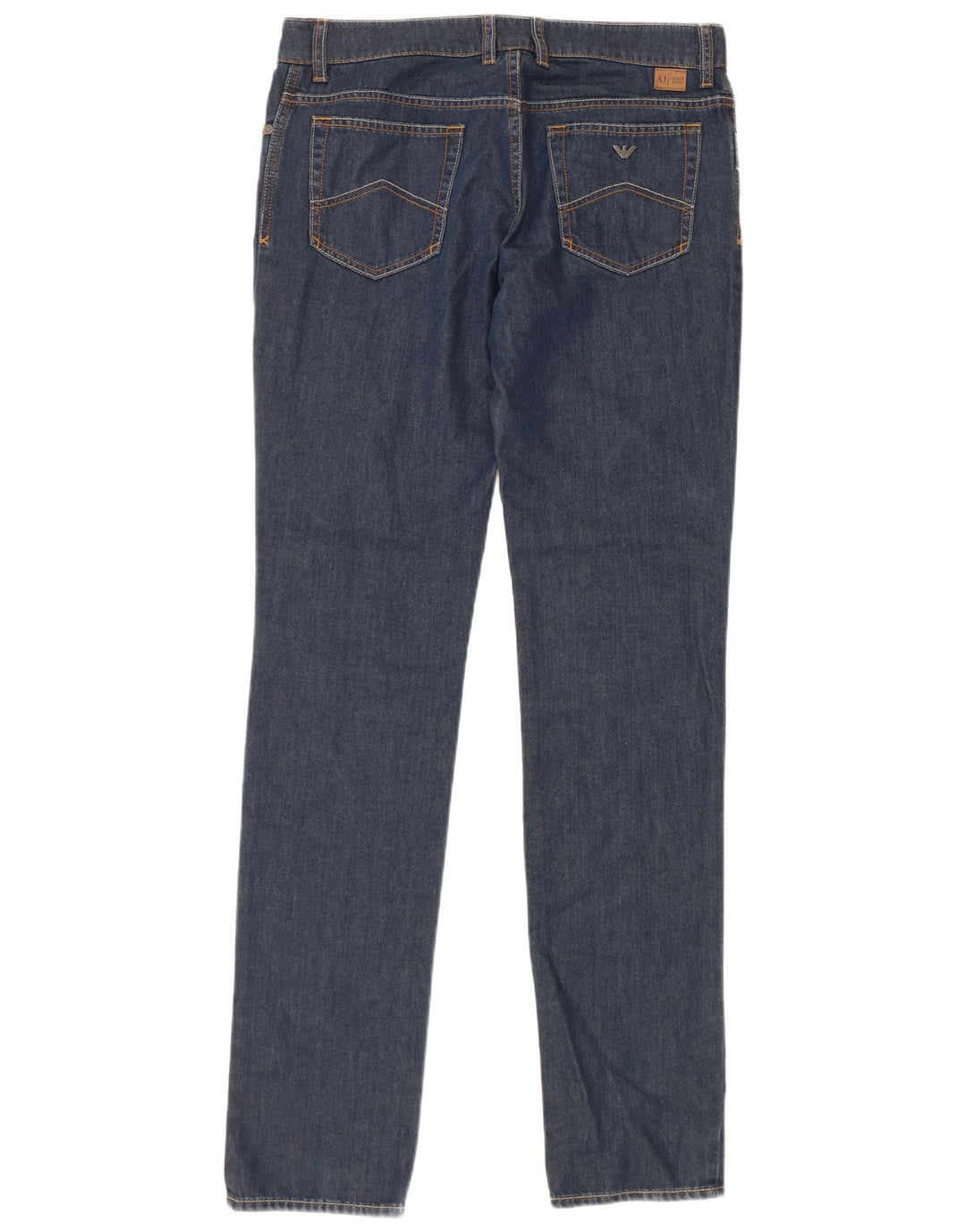 ARMANI JUNIOR Jeans Slim Bambino 15-16 Anni W32 L33 Blu Cotone