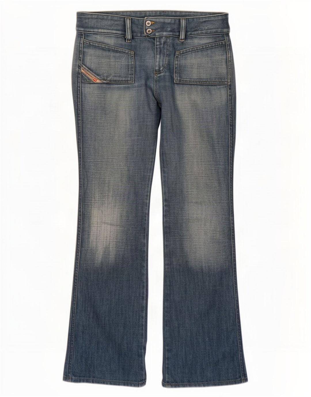 Jeans Bootcut da donna Diesel W30 L32 cotone blu
