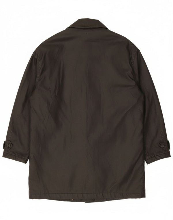 Cappotto vintage da uomo in stile giacca a vento UK 42 XL nero