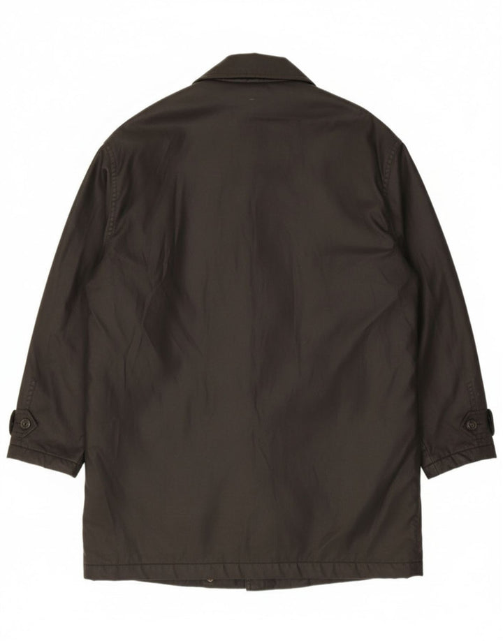 Cappotto vintage da uomo in stile giacca a vento UK 42 XL nero