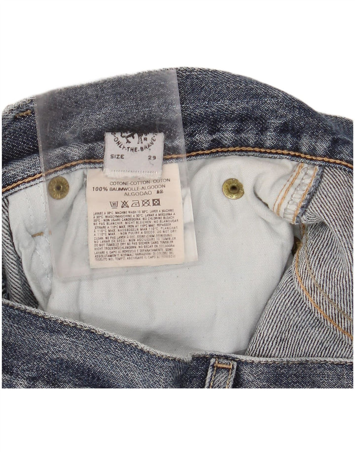 Pantaloncini di jeans da uomo DIESEL W29 piccoli in cotone blu