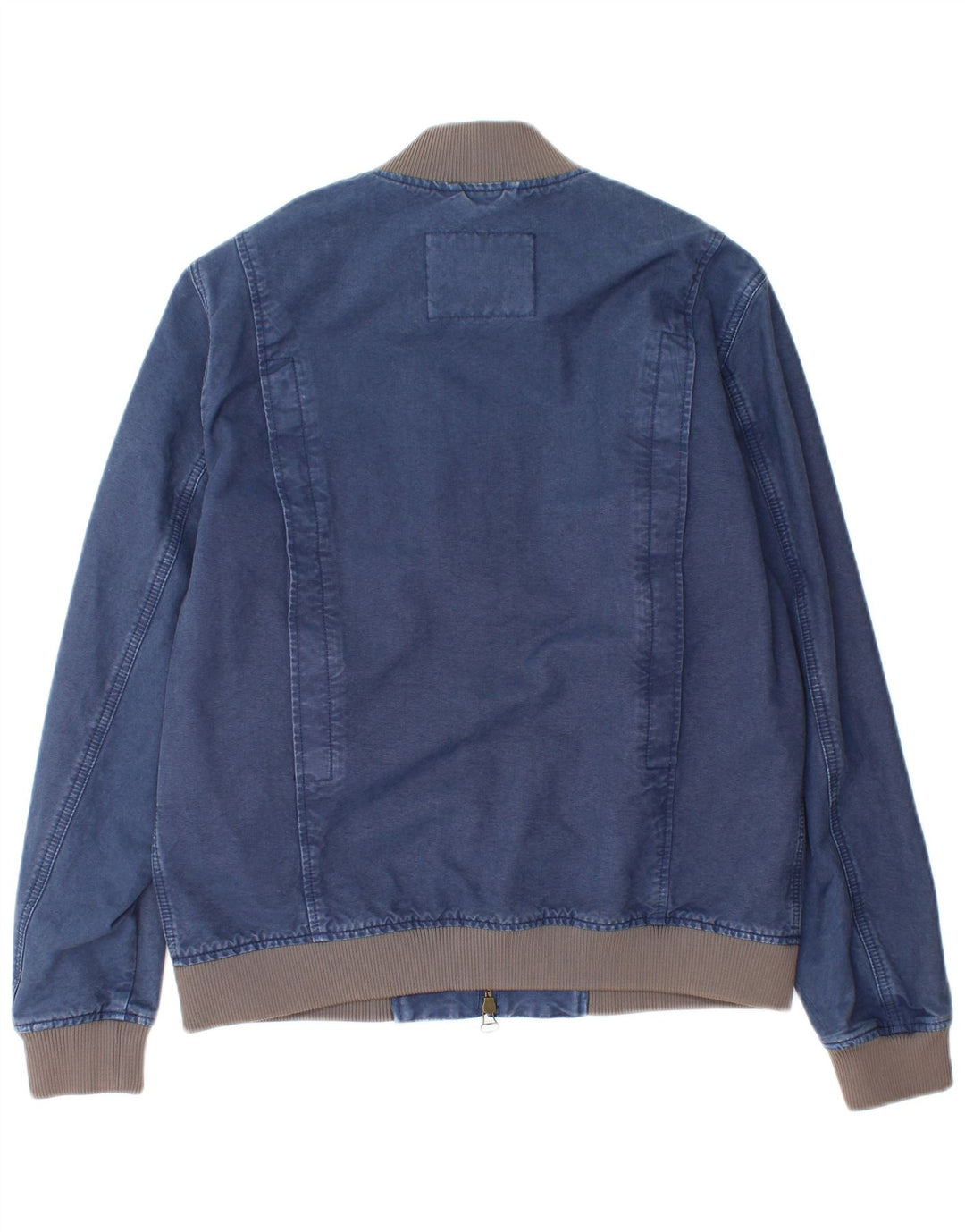 Giacca di jeans da uomo Jeckerson UK 40 grande cotone blu navy