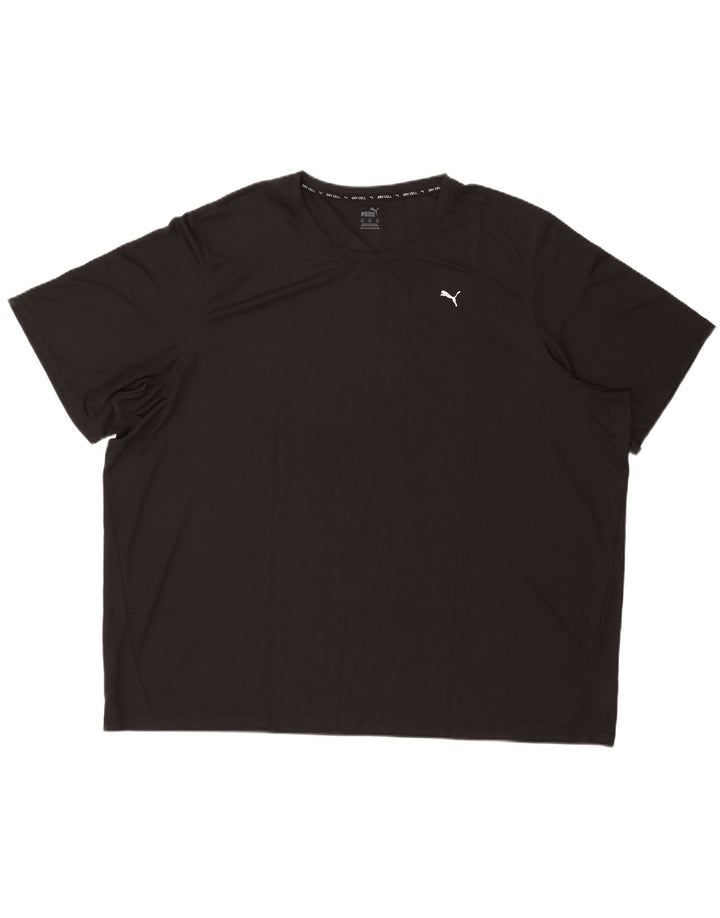 PUMA Mens T-Shirt Top 4XL Black