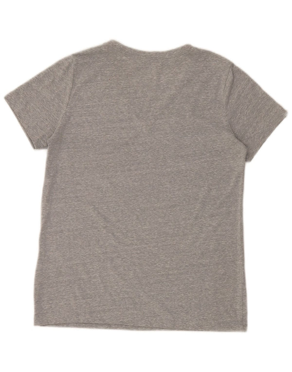 T-shirt Converse da donna dalla vestibilità classica, taglia UK 10, piccola, grigia chiazzata