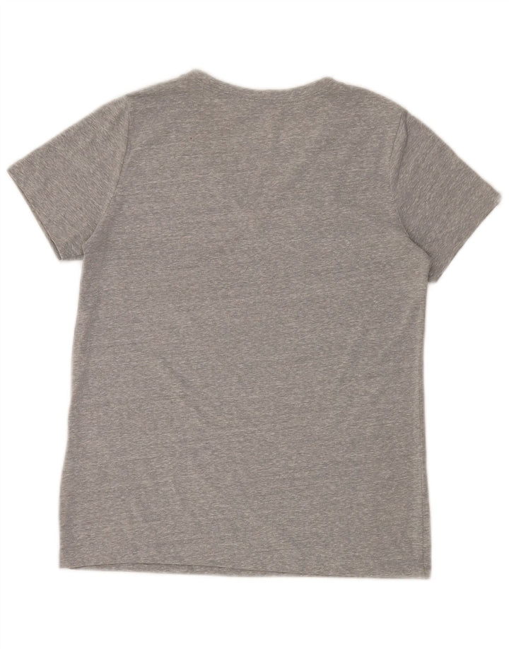 T-shirt Converse da donna dalla vestibilità classica, taglia UK 10, piccola, grigia chiazzata