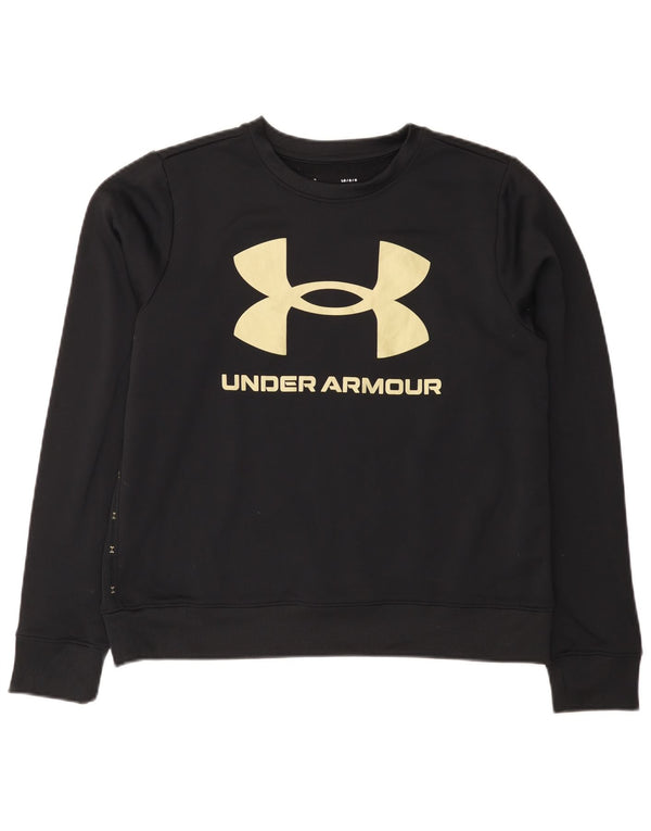 Felpa con grafica da donna Under Armour UK 16 Large Nera