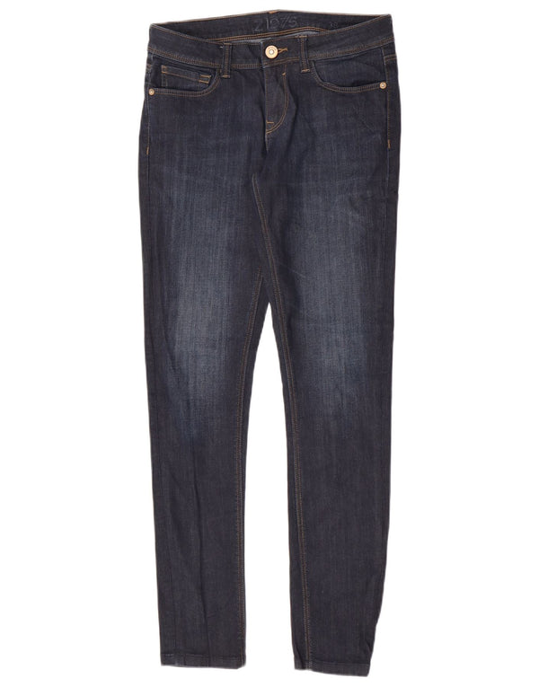 Jeans skinny da donna Zara EU 38 Small W28 L30 Cotone blu navy