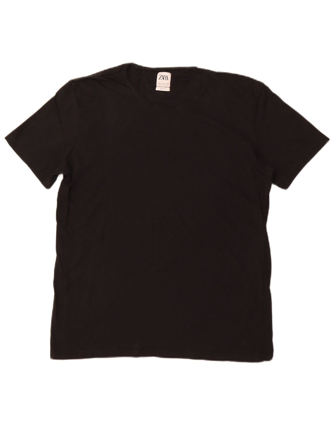 T-shirt Easy Fit da donna Zara UK 14 grande nera