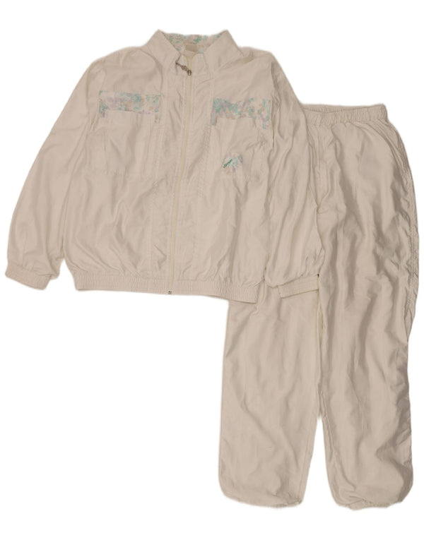 Tuta intera da donna Ellesse UK 18 XL Bianca floreale