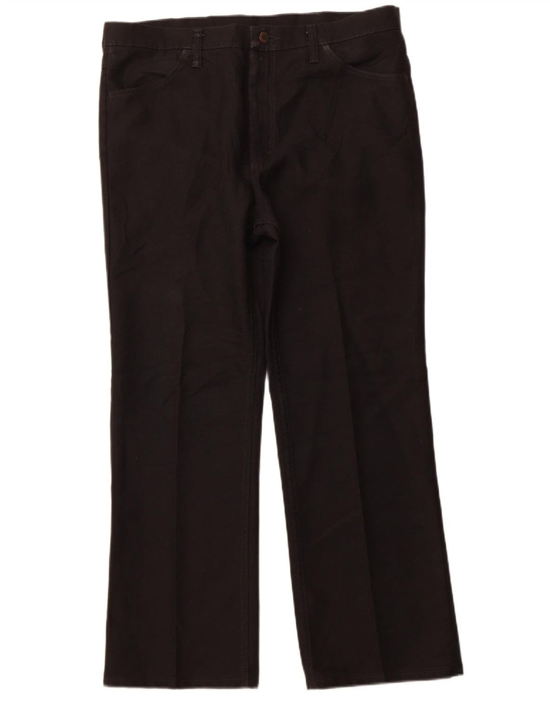 Pantaloni casual dritti da uomo Wrangler W38 L30 poliestere nero