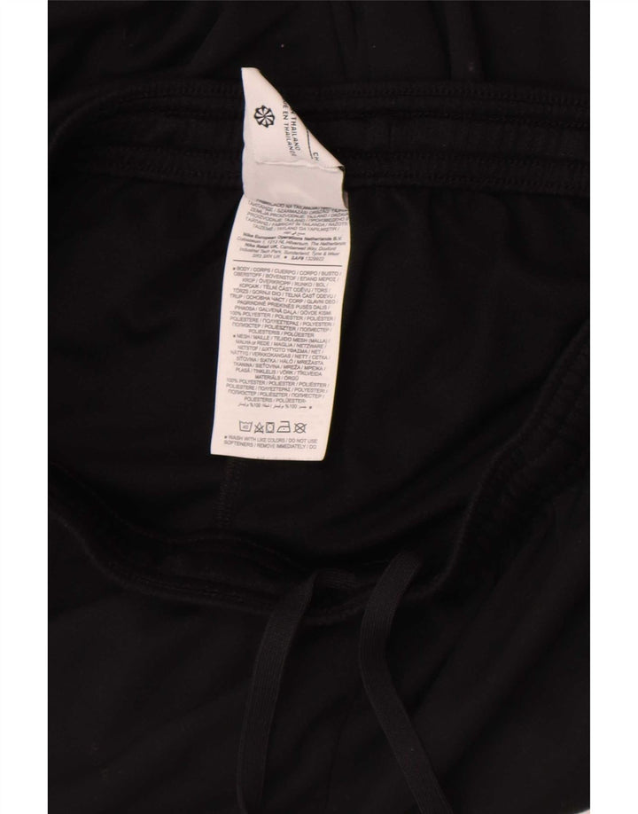 Pantaloni da tuta Nike Dri Fit da uomo, piccoli, in poliestere color block nero