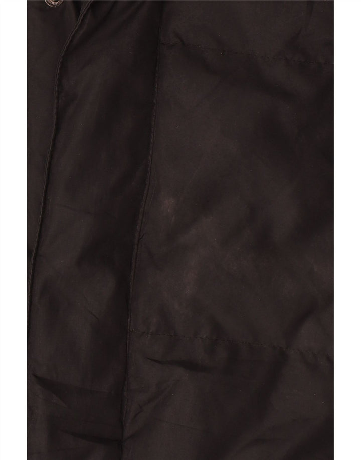 Cappotto imbottito con cappuccio da uomo Champion UK 42 XL poliestere nero