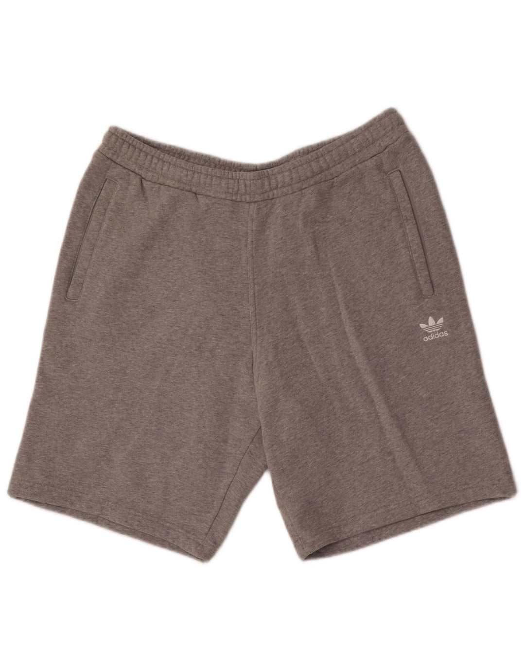 Pantaloncini sportivi Adidas da uomo grandi grigi