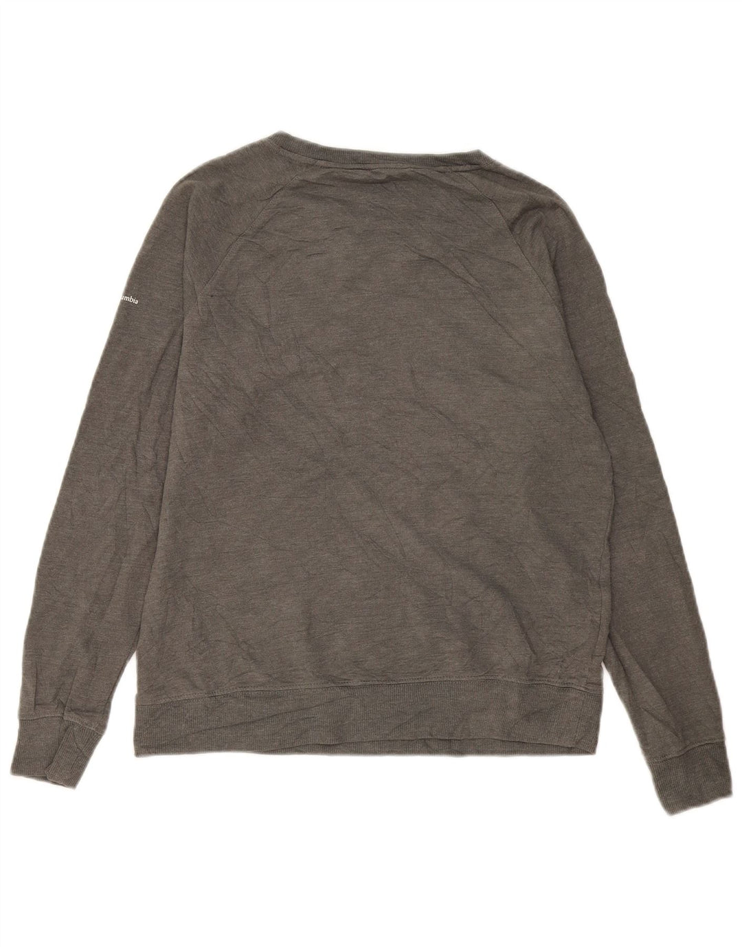 Felpa grafica da donna Columbia UK 14 Cotone grigio medio