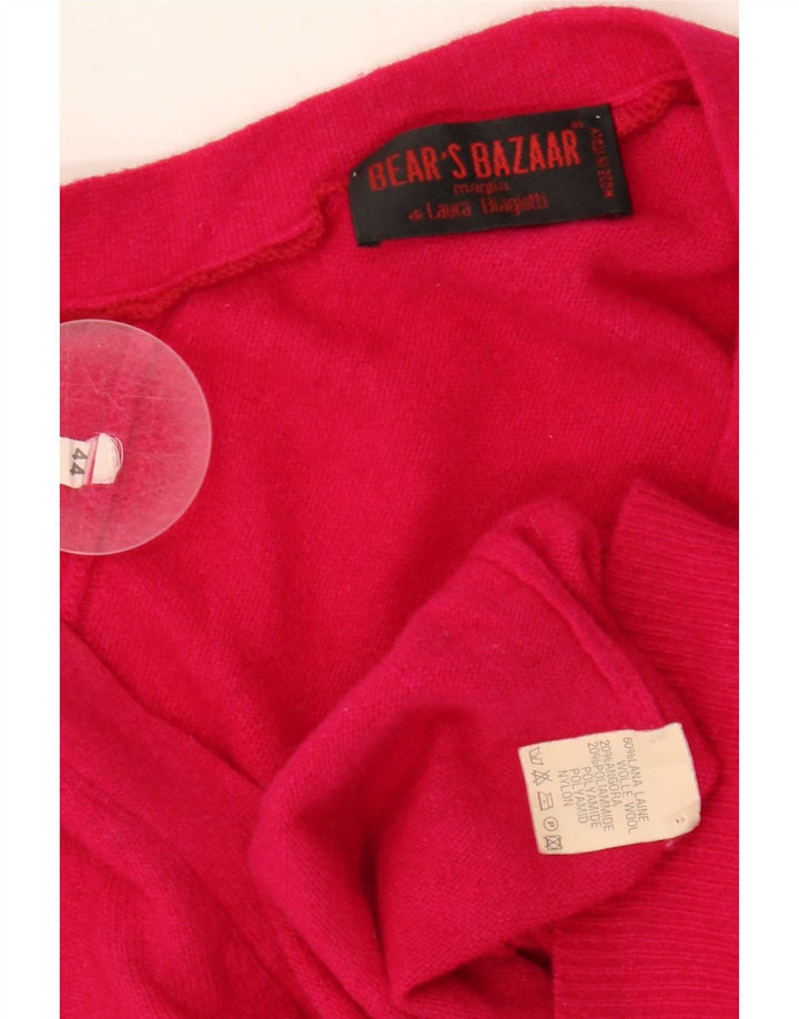 Laura Biagiotti Maglione Cardigan Bear's Bazaar da Donna IT 44 Rosa Medio