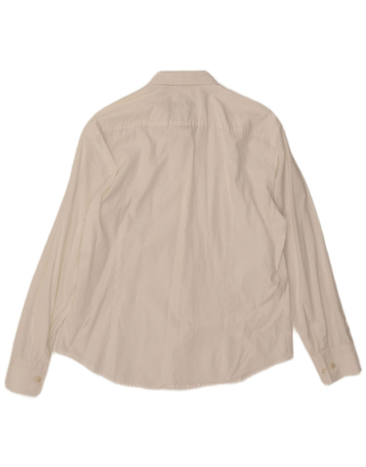 Camicia slim fit da uomo Hugo Boss Large bianca