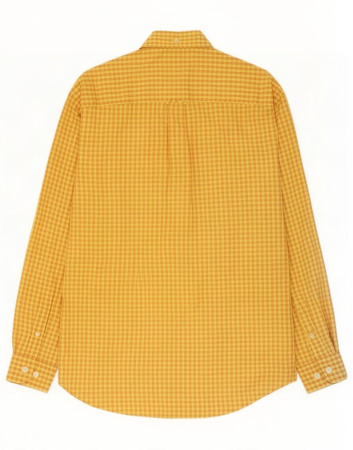 Camicia da uomo Ben Sherman a quadri gialli medi