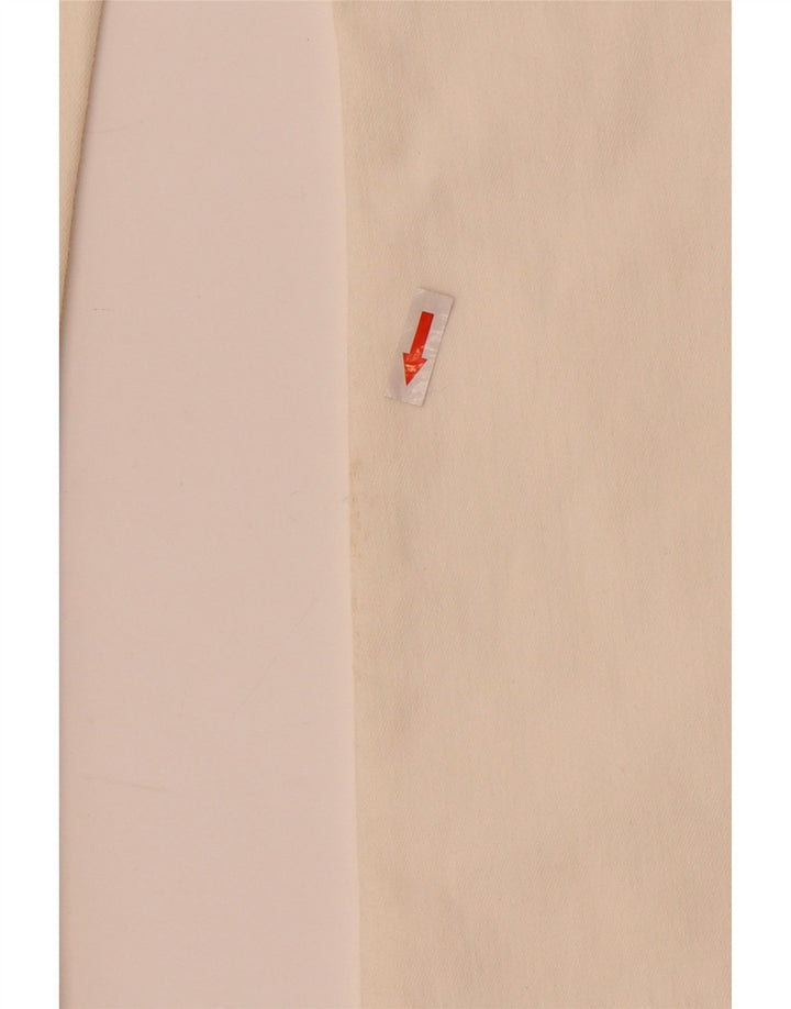 Jeans svasati da donna Zara EU 34 2XS W24 L32 Cotone bianco