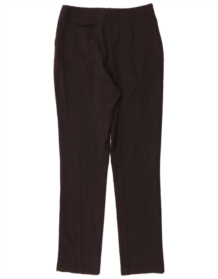 Pantaloni chino con pegging da donna Topshop UK 12 medio W30 L32 poliestere nero