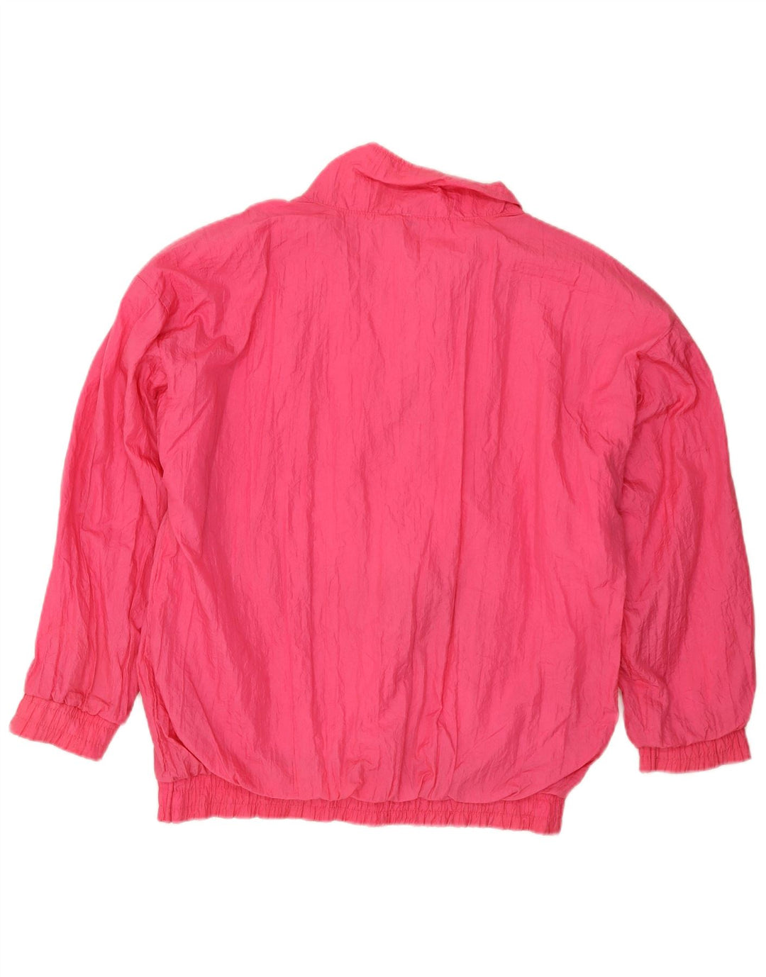 Giacca anorak da uomo vintage UK 42/44 grande nylon rosa