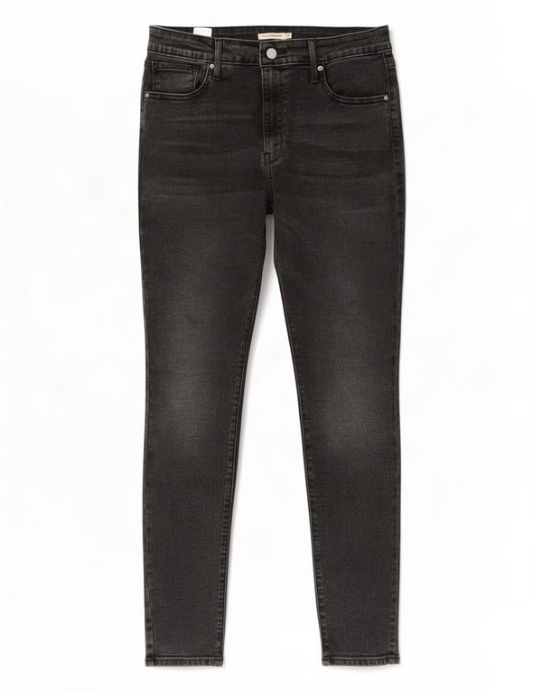 Jeans skinny a vita alta Levi's 721 da donna W32 L30 cotone nero