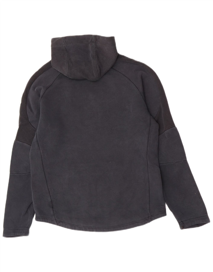 Felpa con cappuccio da uomo Puma media cotone blu navy