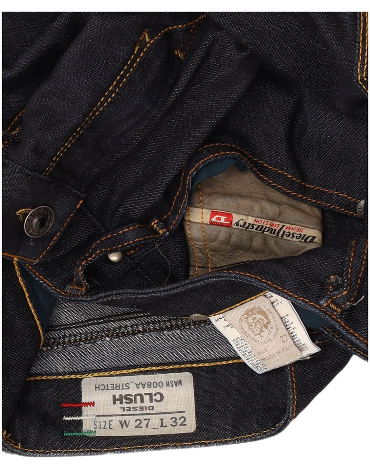 Jeans slim elasticizzati da donna Diesel W27 L32 in cotone blu navy