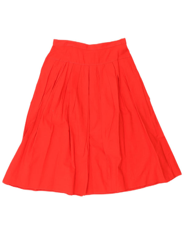 Gonna cargo da donna vintage UK 14 media W28 rossa