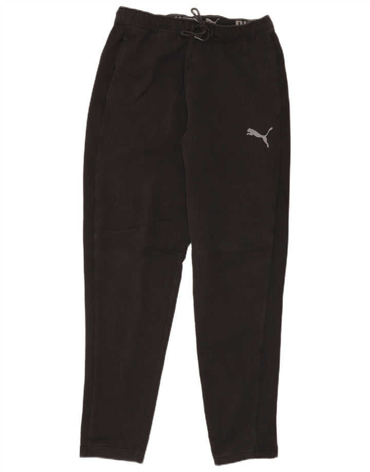 Pantaloni da tuta da uomo PUMA medio cotone nero