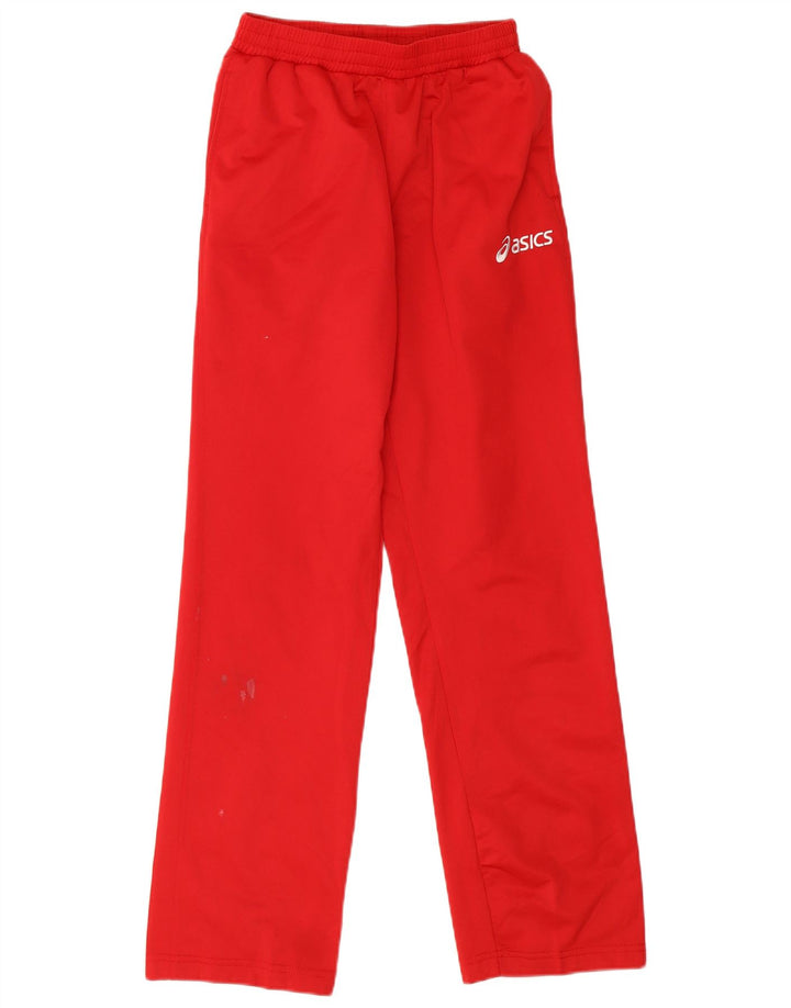 Pantaloni da tuta da donna Asics UK 8 Small Rosso Poliestere