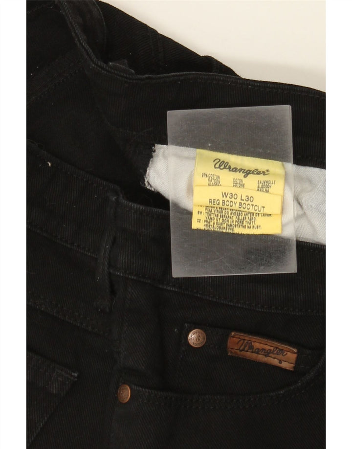 Jeans Bootcut da donna Wrangler W30 L30 cotone nero
