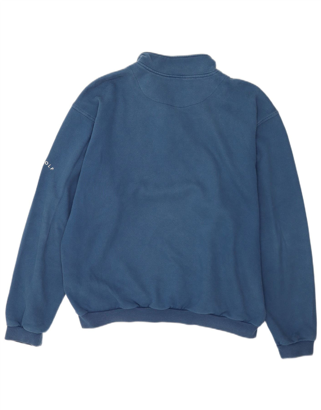 Felpa Nike Uomo con collo con zip, maglione XL, cotone blu