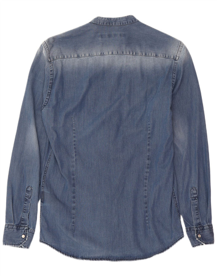 Camicia Uomo Liu Jo Small Lyocell Blu