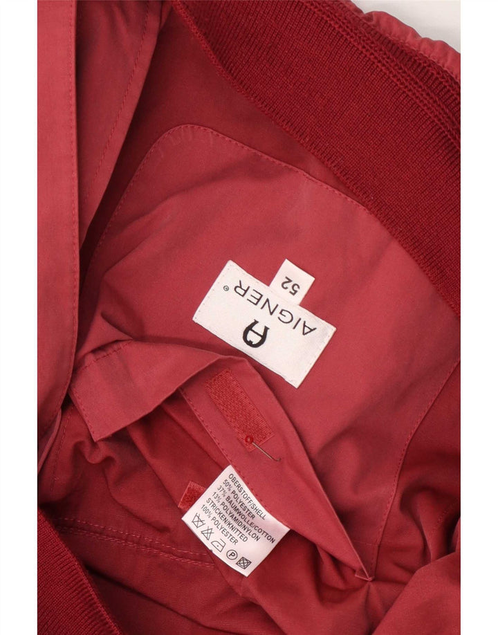 Aigner Giubbotto bomber da uomo IT 52 XL Rosso Poliestere