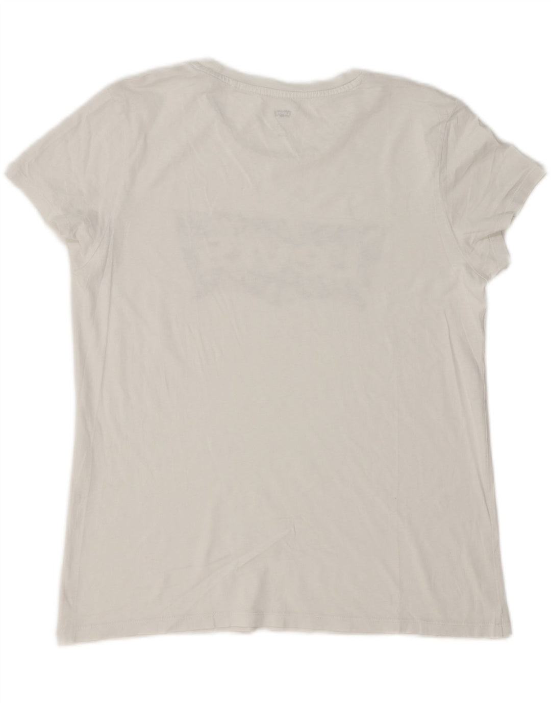 T-shirt grafica da donna Levi's Top UK 16 grande bianca