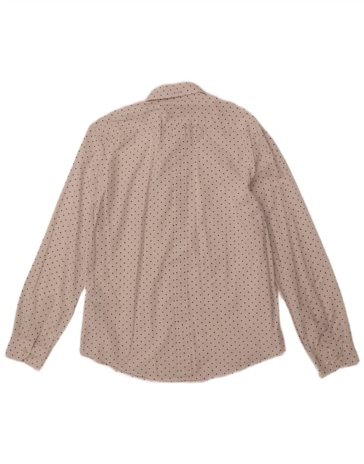 Camicia da uomo BEN SHERMAN in cotone maculato bianco medio