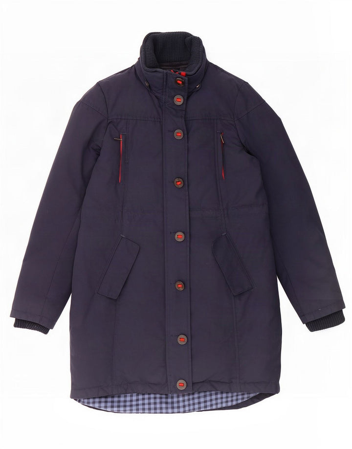 Cappotto imbottito da donna Fat Face UK 10 piccolo in nylon blu navy