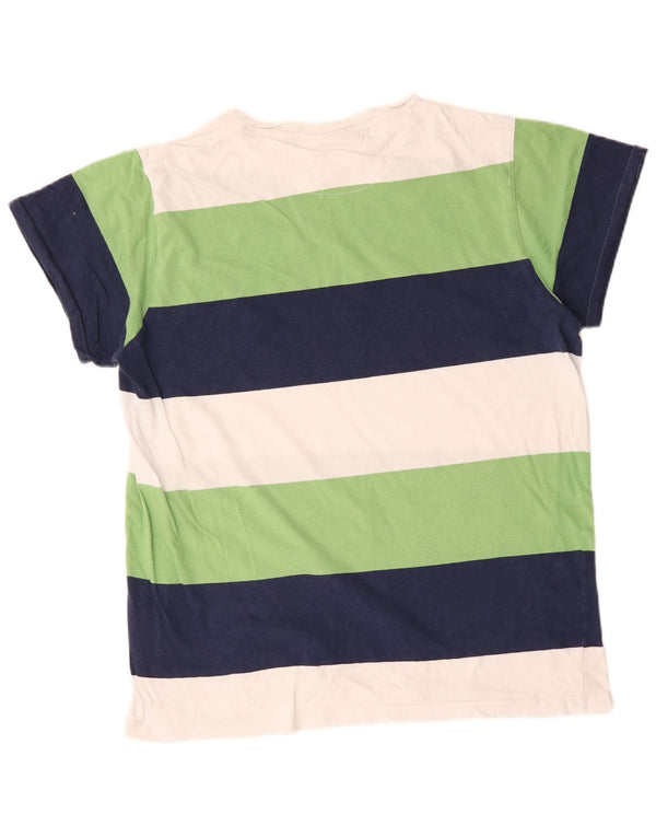 T-shirt da uomo Pierre Cardin Top XL in cotone a righe multicolore