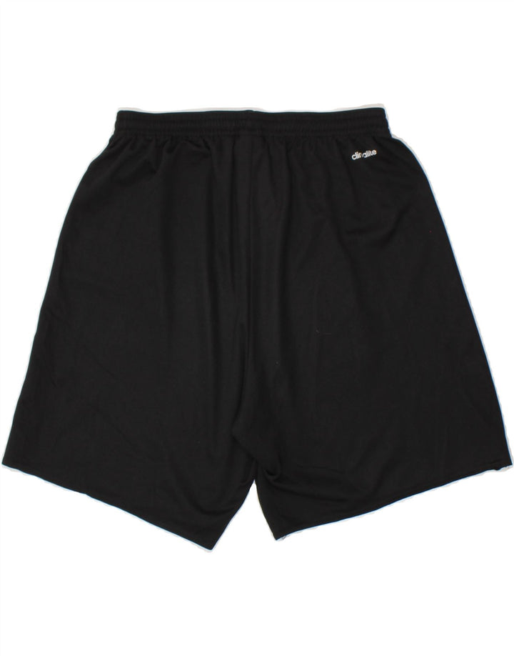 ADIDAS Boys Climalite Sport Shorts 13-14 Years Medium Black Polyester Vintage Adidas and Second-Hand Adidas from Messina Hembry 