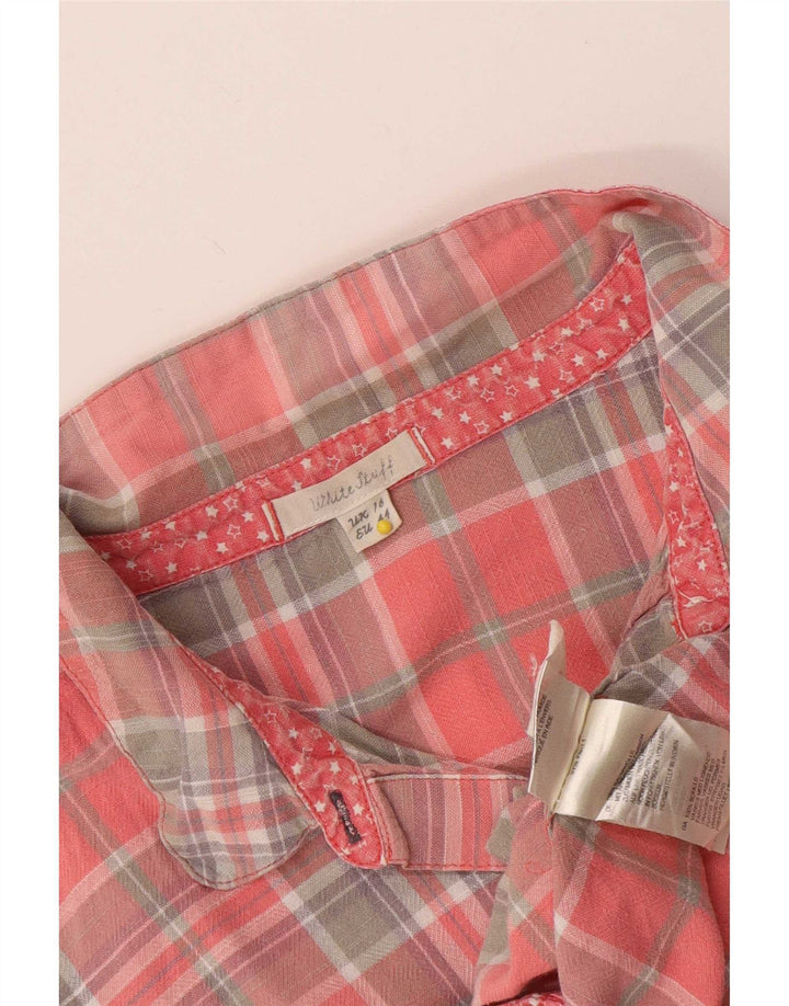 Camicia da donna White Stuff UK 16 Cotone a quadri rosa grande