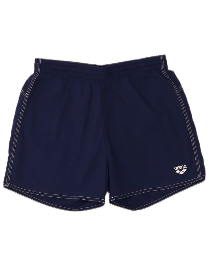 Pantaloncini da bagno da uomo Arena medi in nylon blu navy