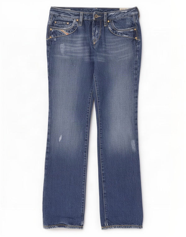 Jeans bootcut invecchiati Kycut da donna Diesel W28 L32 cotone blu