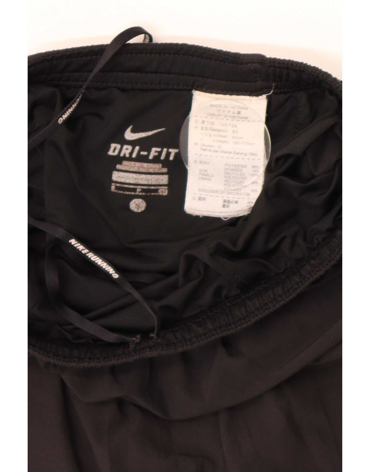 Pantaloncini sportivi Nike da uomo piccoli in poliestere color block nero