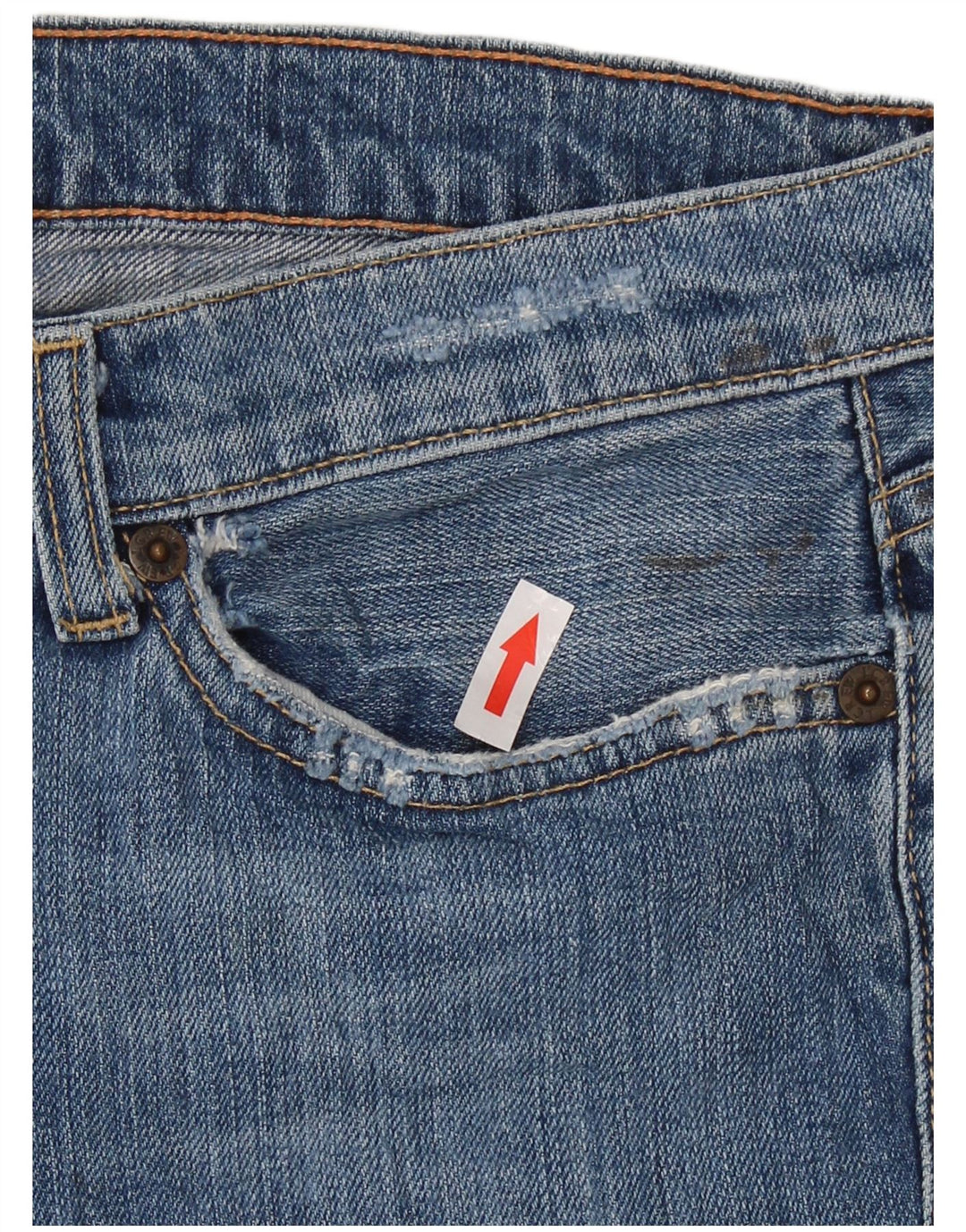 J. CREW Jeans dritti da donna US 10 Large W34 L29 Blu