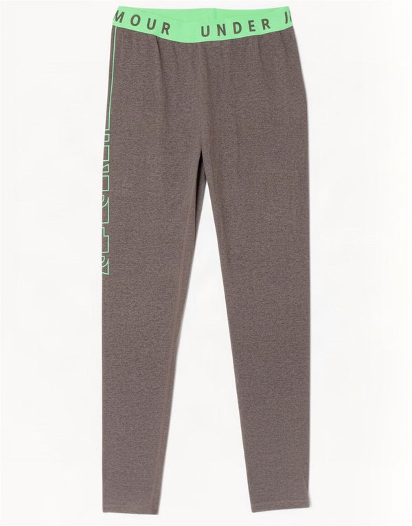 Leggings grafici da donna Under Armour UK 4 XS Colorblock grigio
