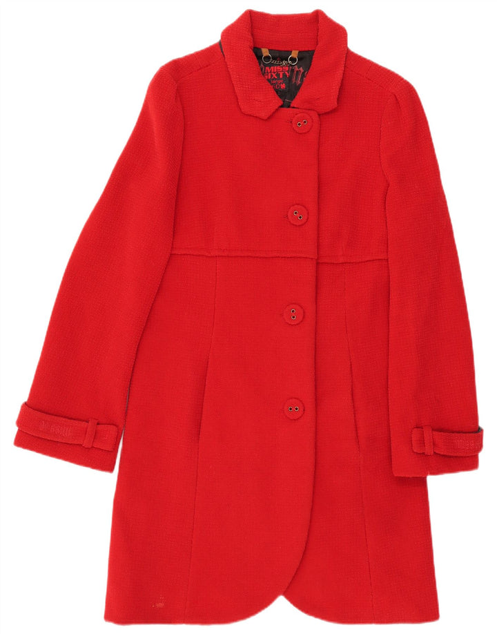 Soprabito da donna Miss Sixty UK 14 grande lana rossa