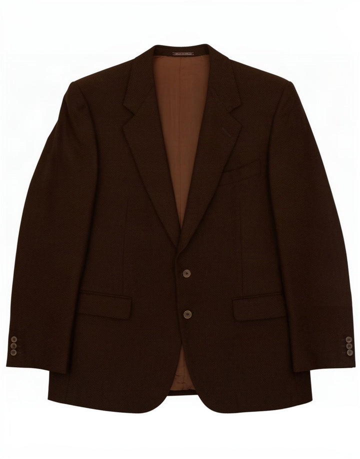 Giacca blazer da uomo a 2 bottoni Ermenegildo Zegna UK 38 lana kaki media