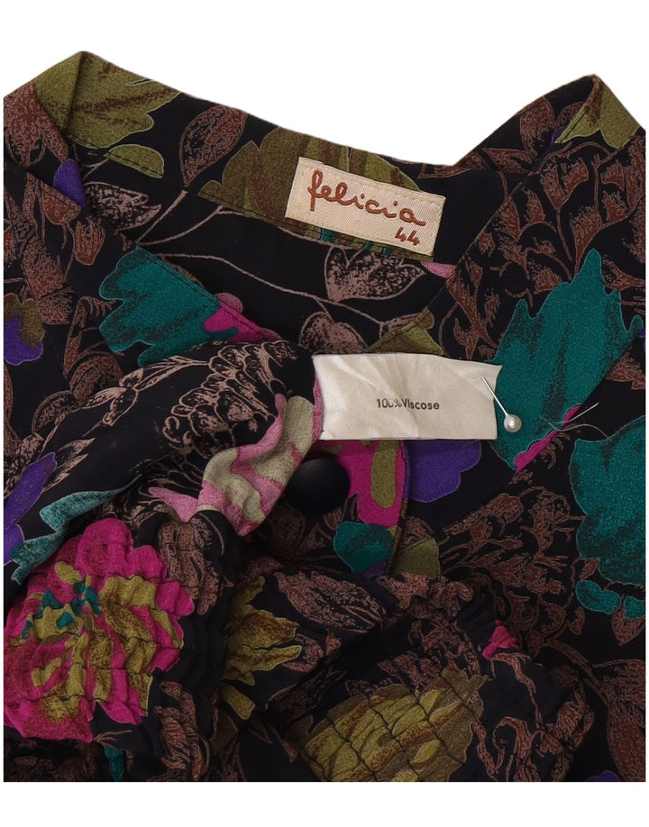 Camicetta da donna con maniche a 3/4 Felicia IT 44 Medio floreale multicolore