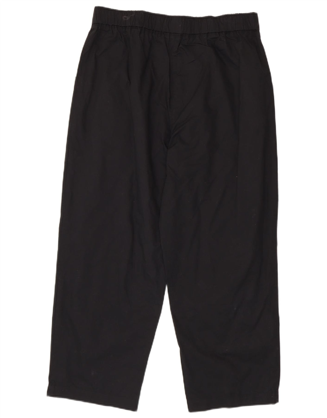 Pantaloni casual dritti da donna Benetton W34 L26 neri