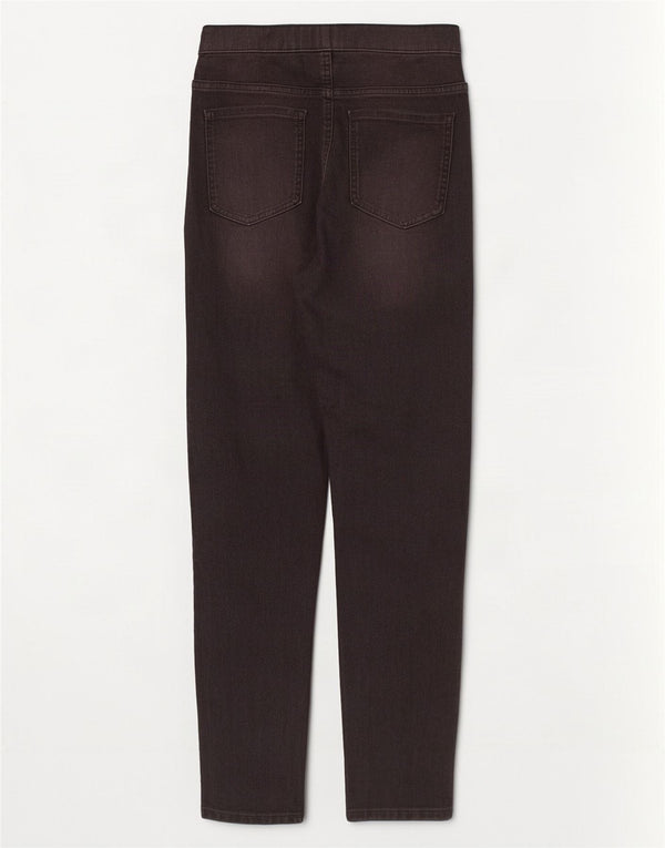 Jeans Jeggings da donna Marks & Spencer UK 12 Medio W28 L28 Cotone grigio